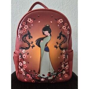 Disney Loungefly Mulan Canvas Mini Backpack